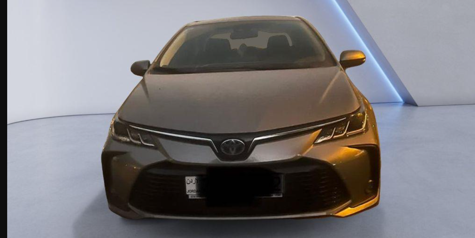 سيارة تويوتا الفئة كورولا سنة الصنع 2022 العداد 7,700 كيلومتر السعر المطلوب :20700 دينار